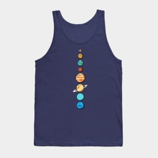 Cartoon Planets of the Solar System Tank Top